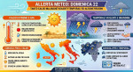 improvvisi temporali tra il tardo pomeriggio e la sera lungo la catena alpina e a sprazzi anche sull’Appennino