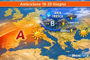 Infiltrazioni fresche in vista secondo GFS per il 18-20 giugno