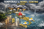Doppio attacco temporalesco tra il 2 e il 5 giugno.