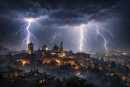 I temporali che colpiranno Bergamo nei prossimi giorni.