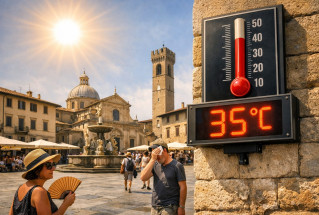 Caldo opprimente nel corso della prossima settimana.
