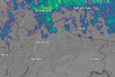 I rovesci presenti in Alto Adige visti tramite l'immagine del radar