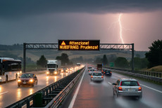 Temporali violenti in arrivo nelle prossime ore.