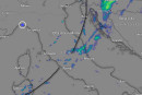 immagine radar delle 13.50 di venerdi 5 giugno
