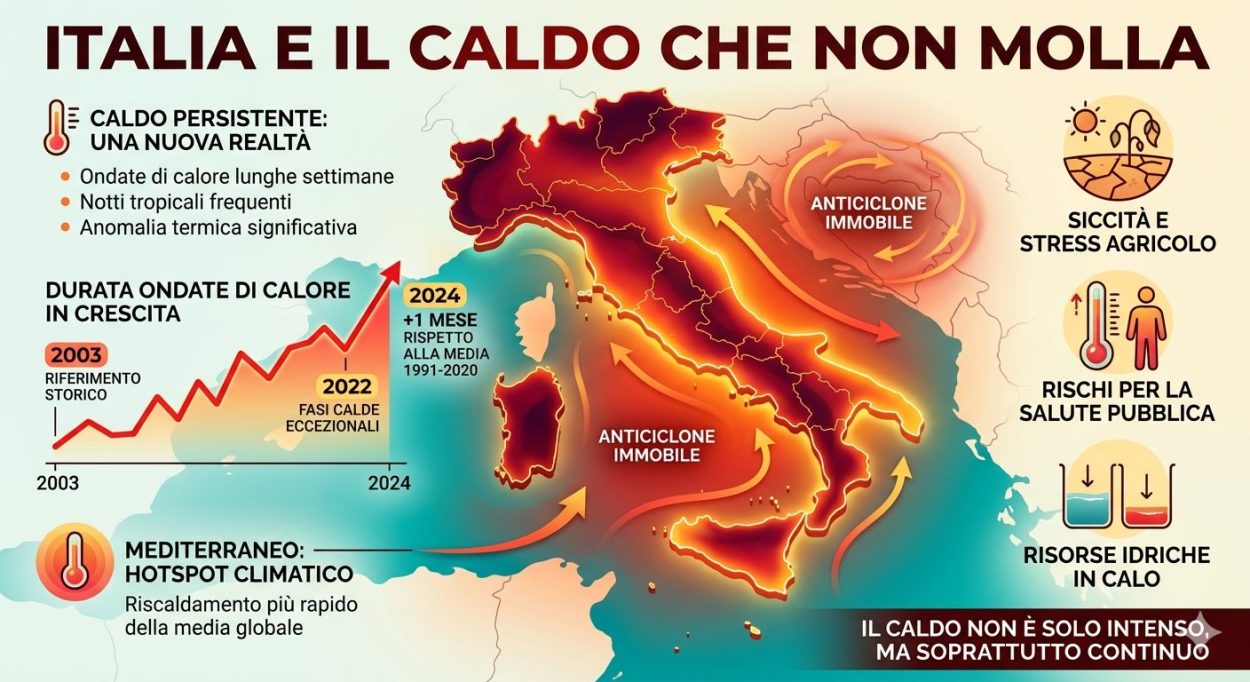 La mappa che riassuma la situazione estrema che stiamo vivendo.