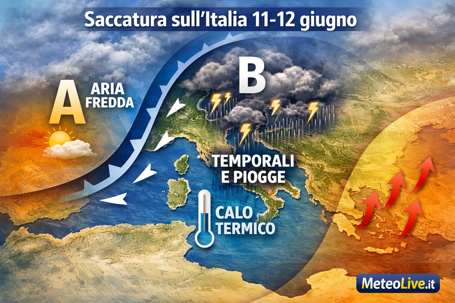 L'anticiclone sconfitto all'inizio della seconda decade di giugno?