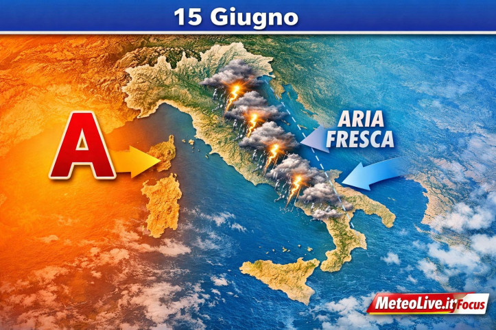 L’assalto dell’anticiclone e del caldo dal 13: sarà decisivo? L'arrivo dell'anticiclone non impedirà infiltrazioni fresche da nord sull'Italia