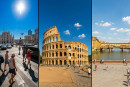 Tre città a confronto: Milano, Roma, Firenze.