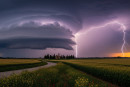 Rischio di supercelle tornadiche e grandine grossa.