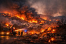 Il devastante incendio in Andalusia.