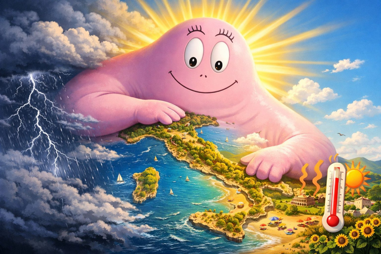L'anticiclone potrebbe anche sembrare come un gigantesco Barbapapa, ma non c'è solo il turismo da salvaguardare.