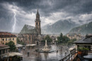 Bolzano colpita da un temporale, potrebbe accadere da martedì 14.
