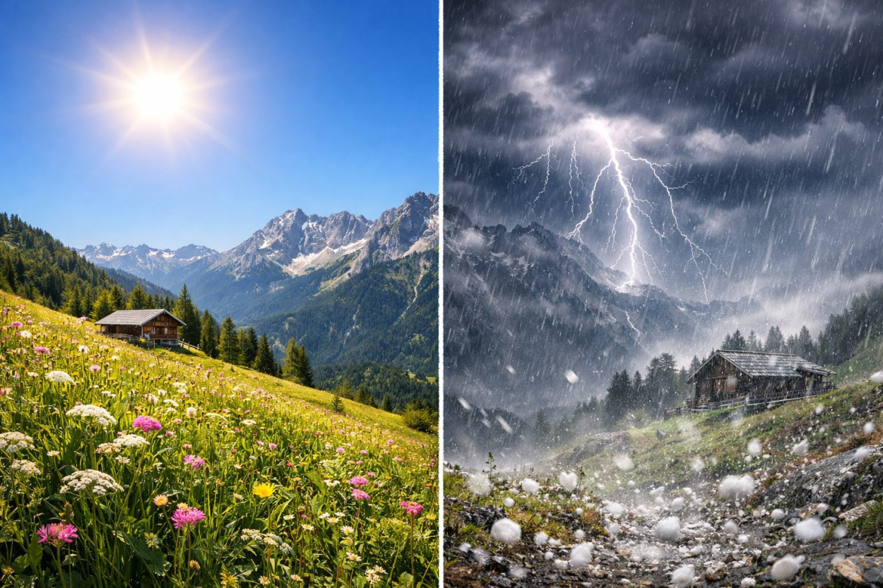 Meteo tremendo: caldo estremo over 40°C a metà luglio, poi nubifragi Caldo estremo, poi nubifragi a partire dalle Alpi.