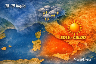 Aria meno calda in arrivo dal 18-19 ad iniziare dal nord ma con fenomeni solo sulle Venezie?