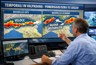 Meteorologo in crisi: dove colpiranno i temporali di oggi?