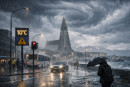 La capitale islandese sarà colpita da forte maltempo nelle prossime 24-36 ore.