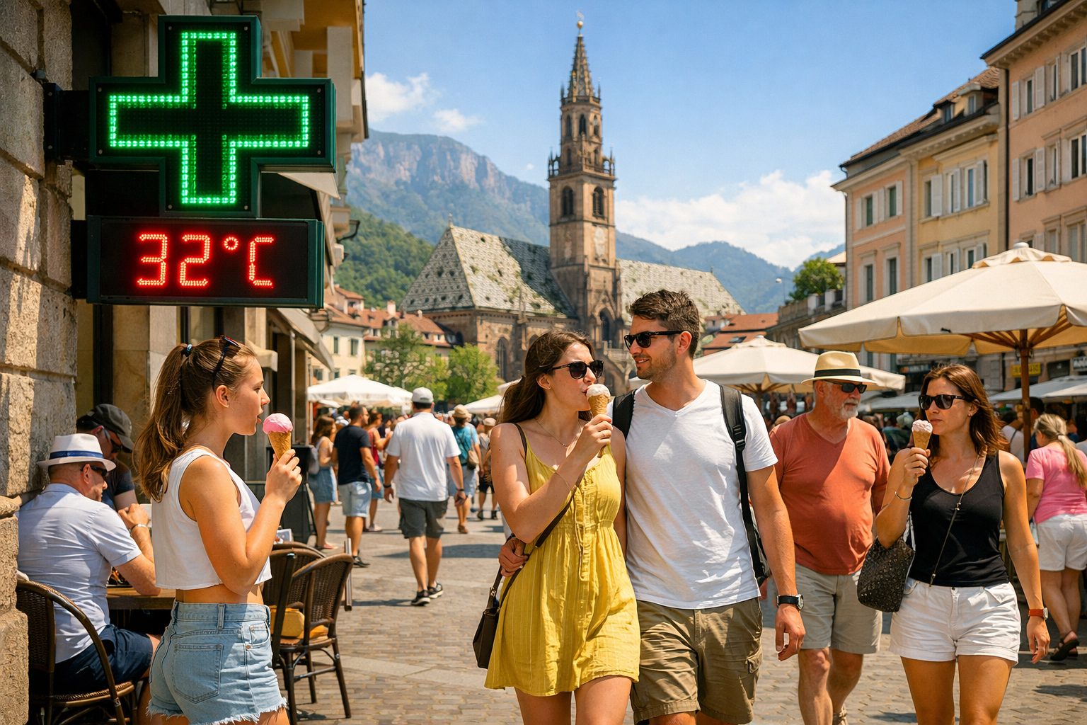 Caldo anche a settembre, ma meno estremo.