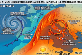 L'ultima potenziale vampata calda estrema stagionale.