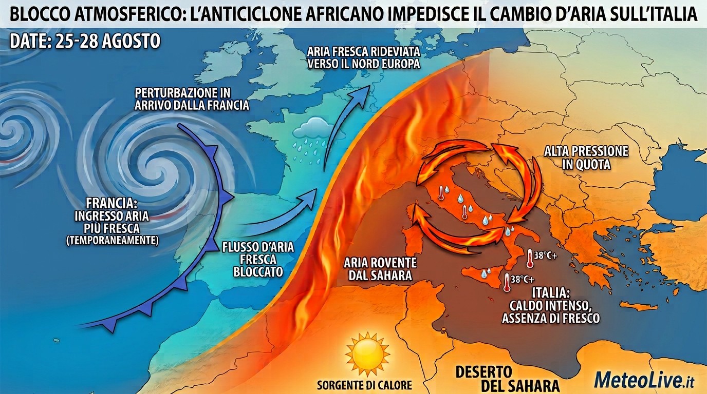L'ultima potenziale vampata calda estrema stagionale.