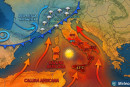Il tentativo di sfondamento dei temporali tra venerdì 28 e sabato 29 agosto.