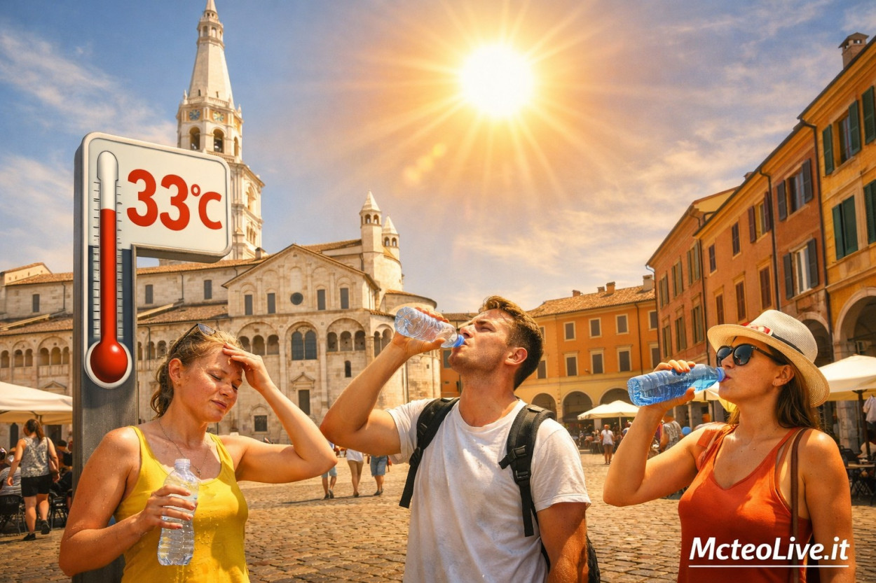 Fallisce l’obiettivo dell’anticiclone: portare i 40°C entro Ferragosto su… Caldo si ma non da record sino a Ferragosto.