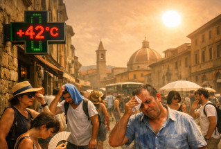 Rischio di picchi over 40°C nel sud Italia e sulle isole maggiori.