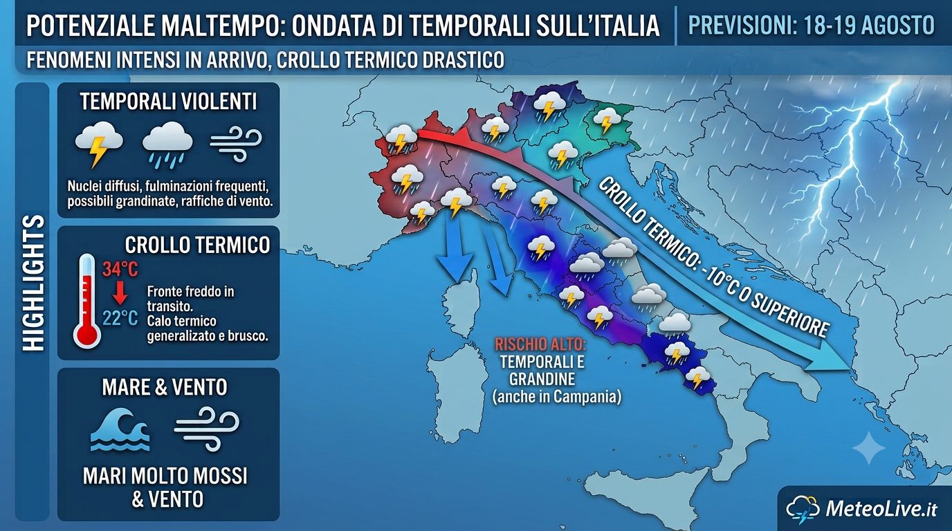 Crollo termico del 18-19 agosto.