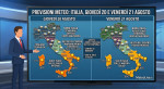 Meteo Italia 20-21 agosto.