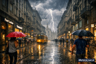 Settembre potrebbe partire con piogge temporalesche importanti.