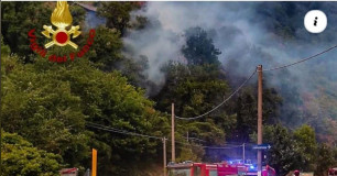 Ancora INCENDI sulle Alpi Piemontesi