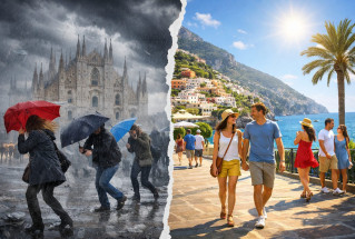 L'offensiva dei temporali tra il 17 e il 18 agosto.