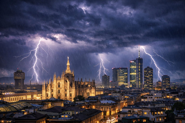 Temporali e nubifragi in arrivo al nord.