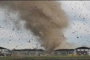 Tornado F3 in azione in Francia lunedì 24 agosto.