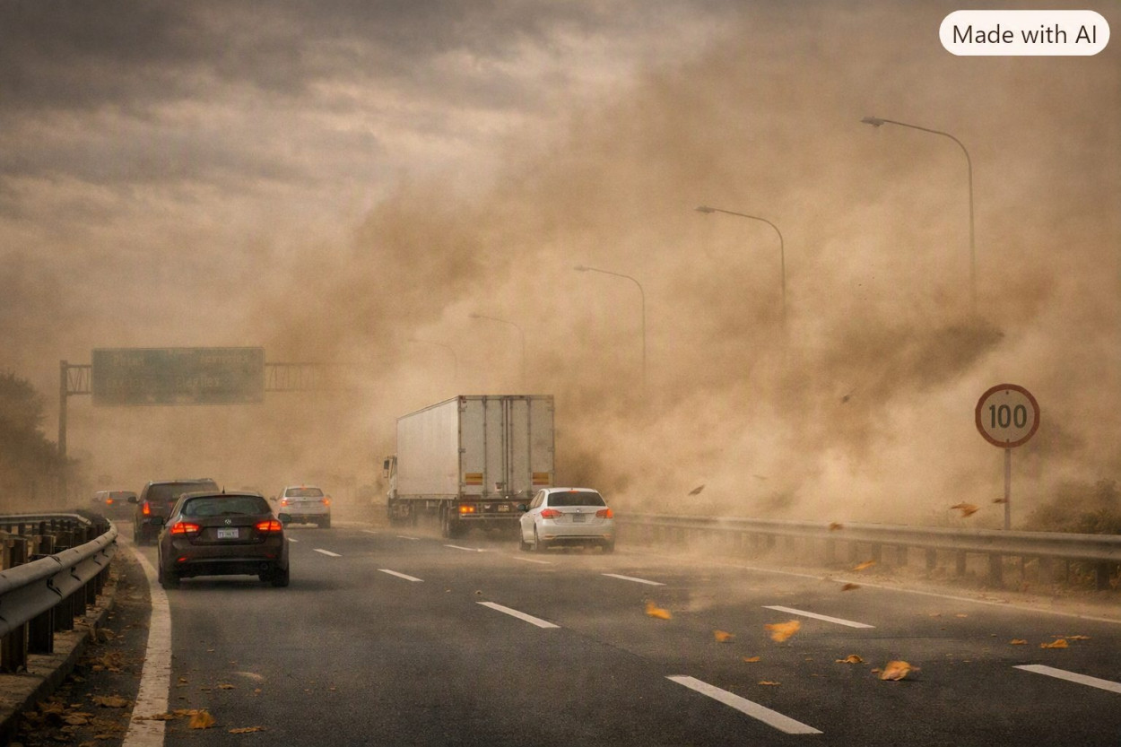 Quando una frana ti piomba di colpo sull’autostrada (video) Frana in autostrada.