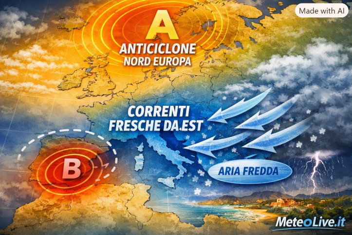 Autunno in arrivo da est durante l’ultima decade di settembre Aria molto fresca da est in terza decade di settembre?