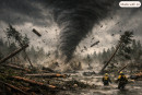 Sconvolgente tornado nel Michigan.