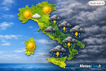 La sintesi del tempo prevista per i prossimi giorni.