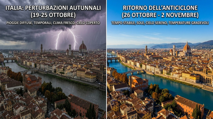 Meteo dai due volti nelle prossime 2 settimane.