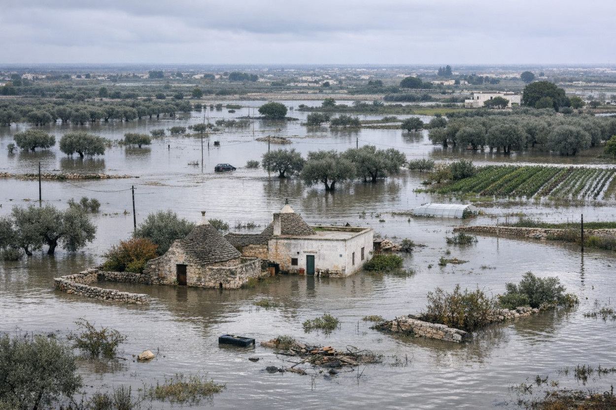 Puglia nel mirino del maltempo: Foggia allagata (video) Allagamenti in Puglia.