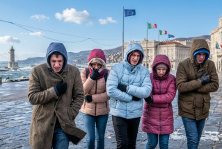 Bora a Trieste.