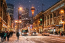Prima neve stagionale a Calgary