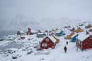 Groenlandia sotto la neve.