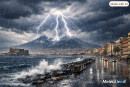 Forte temporale a Napoli in arrivo.