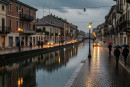 Milano sotto la pioggia.