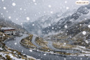 Nevicata sullo Stelvio lunedì 5 ottobre.