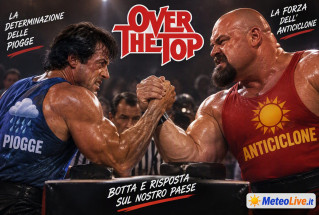 Over the top.