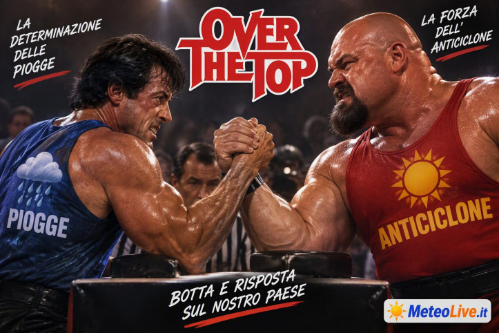 Botta e risposta tra anticiclone e vortici freddi Over the top.