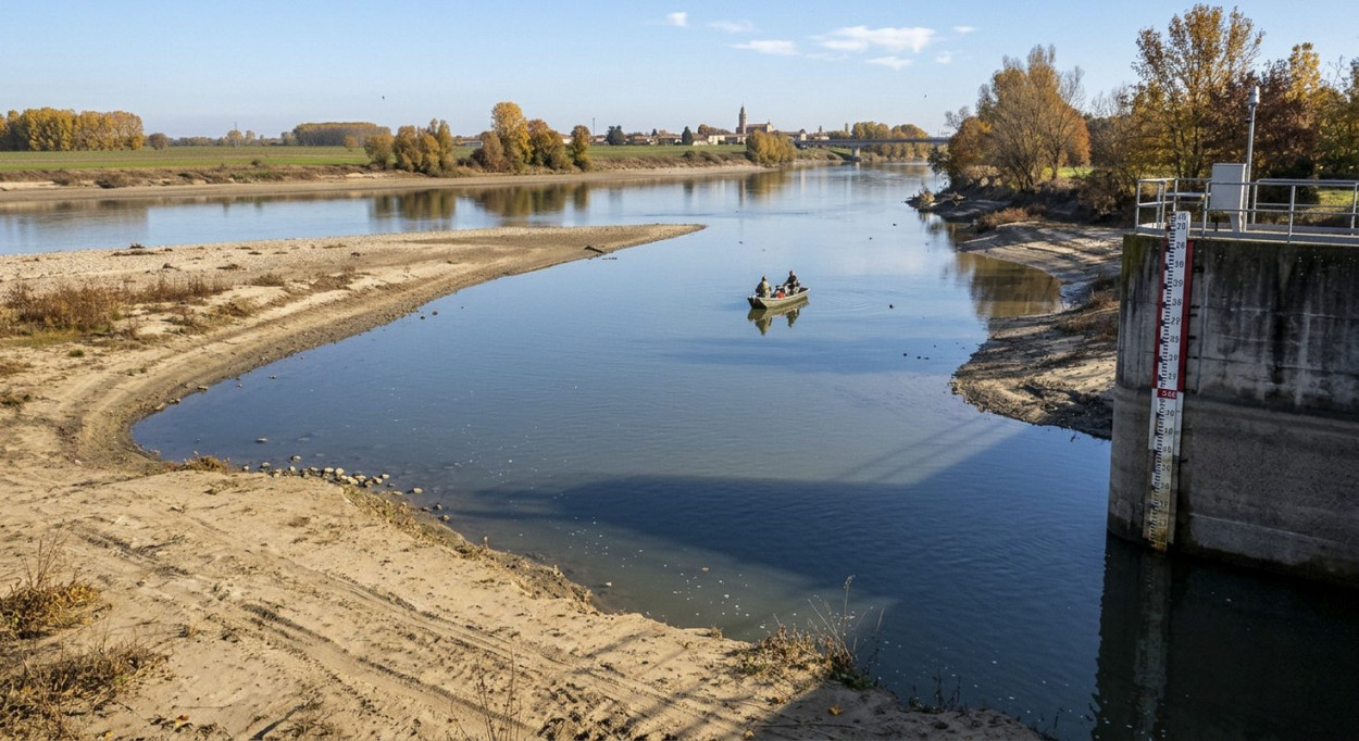 Il Po respira, ma la siccità non è finita: servono altre perturbazioni Il fiume Po