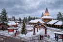 Rovaniemi sotto la neve.